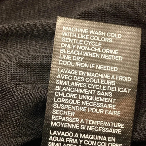 Good American Faux Wrap Dress Black Stretch NWT - Picture 7 of 13